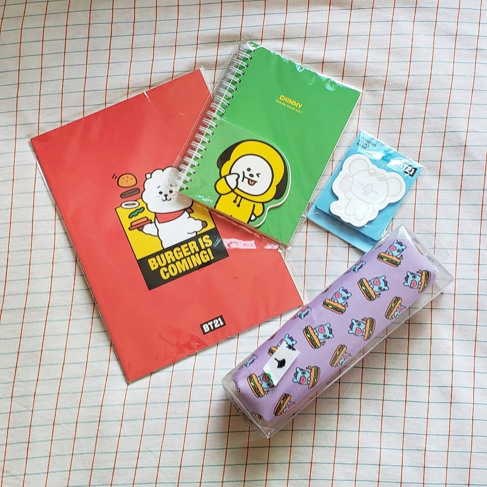 BT21 BTS × LINE STATIONERY